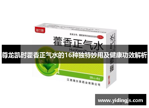 尊龙凯时藿香正气水的16种独特妙用及健康功效解析